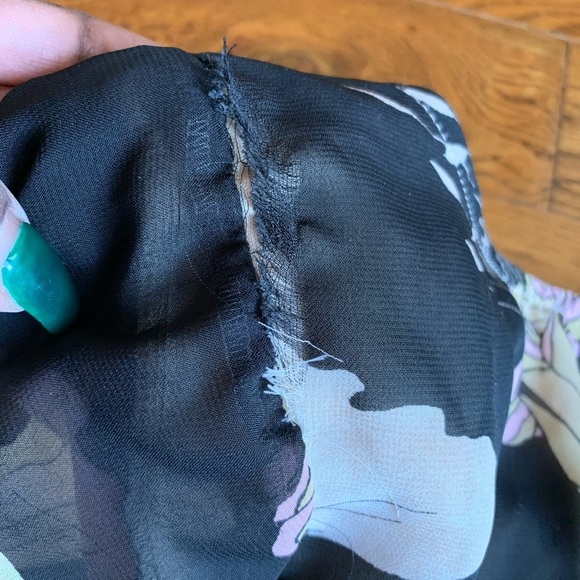 Crystal Doll Black Floral Romper - Picture 6 of 11